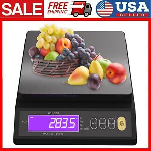 Portable 5000g x 0.1g Digital LCD Scale Jewelry Kitchen Food Balance Weight Gram