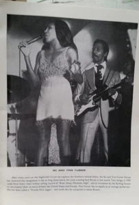 LIBRO PROGRAMA CONCIERTO GHANA TINA TURNER / WILSON PICKETT / SANTANA / STAPLES 1971 - Imagen 1 de 6