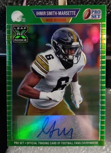 2021 Leaf Pro Set XRC Ihmir Smith-Marsette Auto #'d/25 Iowa Hawkeyes Football  - Picture 1 of 2