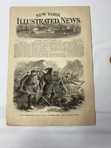 The New York Illustrated News *Civil War* Nov. 4, 1861 Newspaper Original Rare - Imagen 1 de 19