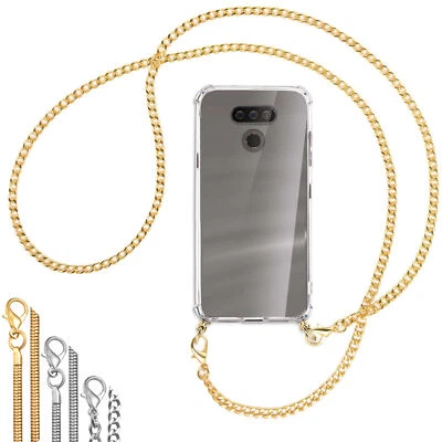 Collana (Catena in metallo) per LG Harmony 4 Cover protettiva Custodia  cordino - Immagine 1 di 4