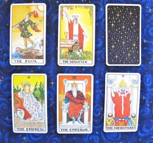 Universal Waite Tarot einzelne Ersatzkarte USA Spiele 1990 AUS LISTE AUSWÄHLEN - Bild 1 von 2