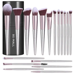 18-Piece Premium Makeup Brush Set with Black Case for Flawless Application - Picture 1 of 12