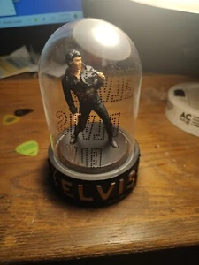 Franklin Mint Elvis Presley Music Box Plays "Heartbreak Hotel" 1998 W/Dome Mint - Picture 1 of 4