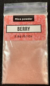 Mica Powder - Berry - 2.8 g - Soap Shop - Soap/Make Up/Resin - Single Bag - Picture 1 of 3