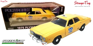 Greenlight 1975 Plymouth Fury Poltergeist Movie Taxi 84202 Maßstab 1:24 Druckguss - Bild 1 von 5