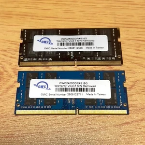 2x OWC iMac 5K 27" 8GB RAM Upgrades (2 x 4GB) PC4-2400T - BARGAIN - Free Post - Picture 1 of 1