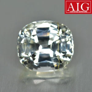 2.10Ct AIG Certified! Genuine Unheated Sapphire Loose Gemstone From Sri-Lanka - Picture 1 of 3