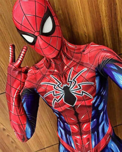 Spider-man Cosplay Costume Jumpsuit Halloween Zentai Adult/kid Size