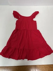 Zunie Girls Summer Easter Red Sundress Dress Size S (7/8) NWOT - Picture 1 of 11