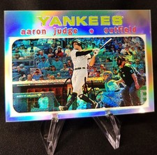2020 Topps Heritage Chrome THC-395 Aaron Judge Holo Refractor Yankees /571