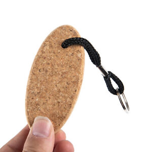 1Pc Cork Ball Keychain Floating Buoy Holder for Water Sports Beach Rowing B.cf