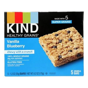 Kind Bar - Granola - Healthy Grains - Vanilla Blueberry - 1.2 oz - 5 Count - ... - Picture 1 of 2