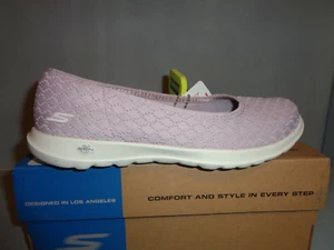 Womens's Skechers GOwalk Lite - Loveable Purple Color NIB Goga Mat Insole 15386 - Picture 1 of 5