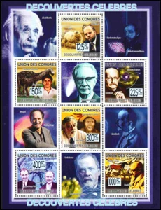 COMORO ISLANDS 2307KB - Famous Discoveries "Hoja de recuerdo" (pb90069) - Imagen 1 de 1