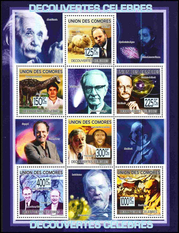 COMORO ISLANDS 2307KB - Famous Discoveries "Souvenir Sheet" (pb90069) - Image 1 of 1