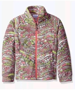 Columbia Girl's Benton Springs Ii Printed Fleece Sedona Sage size xs / 6 - Picture 1 of 6