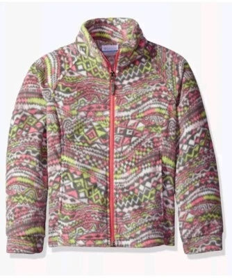 Columbia Niña Benton Springs Ii Estampado Vellón Sedona Sage talla XS/6 Foto 1 de 4
