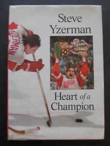 Steve Yzerman Heart of a Champion by Joe Falls Vartan Kupelian Detroit Red Wings - Picture 1 of 11