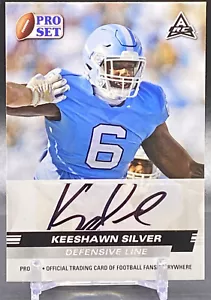 2022 Pro Set Rookie Auto #PSA-KS1 KEESHAWN SILVER UNC Tarheels - Picture 1 of 2