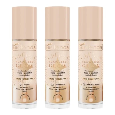 Bielenda Flawless Glow Multitasking Illuminating Base-Foundation - 30ml