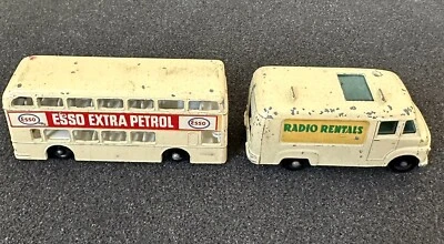 1960s Lesney Matchbox Vintage T.V. Service Van No. 62 Radio Rentals Daimler Bus - Image 1 of 4