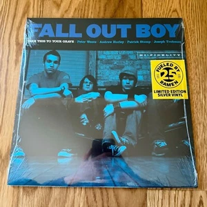 *SEALED* Fall Out Boy "Take This To Your Grave" silver vinyl record LP! - Picture 1 of 1