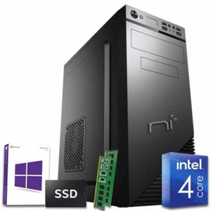 PC assemblato intel QuadCore 16gb ram DDR4 SSD 480gb windows 10 licenziato WIFI - Imagen 1 de 5