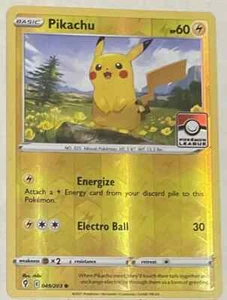Pokemon TCG - Pikachu 049/203 Reverse Holo - Pokemon League Pokemon Day Promo - Foto 1 di 1