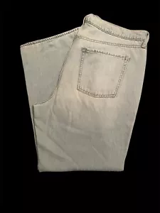 Old Navy Baggy Wide Leg Jeans Women’s Size 18 High Rise Light Wash SOFT - Picture 1 of 5