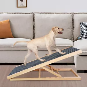 Dog Ramp for Bed/Couch/Car - Extra Wide Non-Slip Surface - Great for Small Dogs - Picture 1 of 10