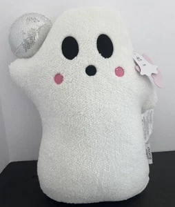 Goblin & Ghoul 2024 Plush Ghost Pillow Disco Ball Halloween Decoration New - Picture 1 of 9