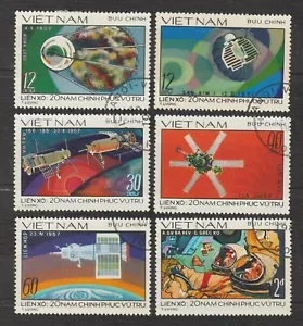 1978 Vietnam Stamps Space Exploration Scott # 955-960 Cto NH - Picture 1 of 1