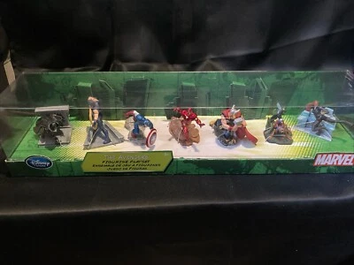 Disney Store Avengers Figurine Set: Black Widow Iron Man Antman Captain America - Image 1 of 4