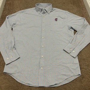 Peter Millar Florida Gators Golf Swing Embroidery Summer Comfort Sz M Button Up - Picture 1 of 9