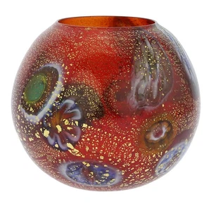 Portavelas votivas GlassOfVenice Murano vidrio Millefiori - rojo - Imagen 1 de 7