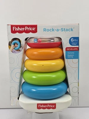 Rock-A-Stack Toy, Fisher-Price,  NWOT, Age 6 MO +/Infant to Toddler - Image 1 of 4