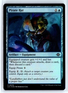 FOIL Pirate Hat The Lost Caverns of Ixalan – MTG Magic the Gathering Card - Picture 1 of 5