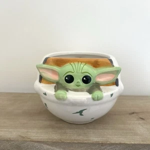 Disney Star Wars Baby Yoda Grogu Pod Mandalorian 3D Mug Ceramic Cup 20oz - Picture 1 of 4
