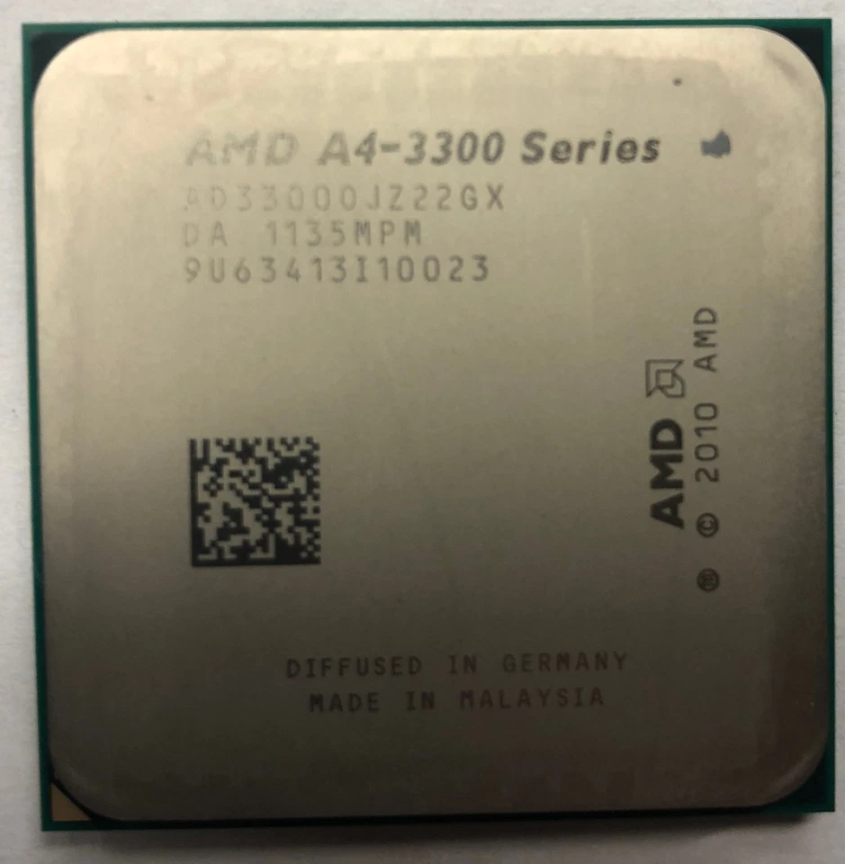 AMD A4-Series A4-3300 Desktop CPU Processor- AD3300OJZ22GX - Image 1 of 1