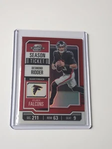 Panini Contenders Optic 2023 Desmond Ridder Falcons Ticket Red Prizm NFL /175 - Bild 1 von 2