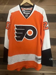 Reebok Chris Pronger #20 Philadelphia Flyers Hockey Jersey NHL Orange Mens Large - Picture 1 of 4