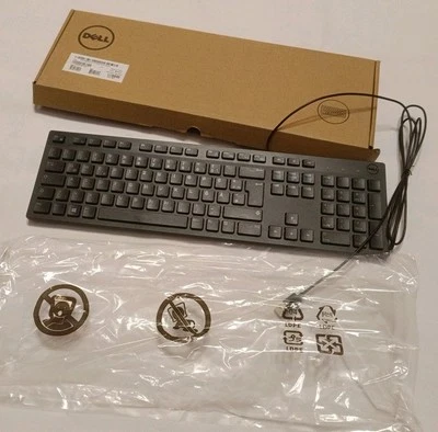 Dell Tastatur KB216-BK-GER  QWERTZ deutsch USB schwarz in OVP - Bild 1 von 4