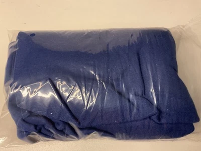 Jo-Ann fabric remnant 0.833 yard Shad royal interlock cotton blend 2014 - Image 1 of 4