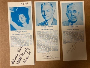 Howard Hobson Signed 1968-74 Basketball HOF Bookmark(Auction for 1 Card)** - Picture 1 of 2