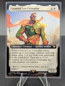 x1 General Leo Cristophe - Extended Art R MTG Commander: Final Fantasy M/NM, Eng - Picture 1 of 2