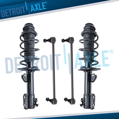 Kit de resorte de puntal delantero y barra estabilizadora para 2007 2008 2009 11 Toyota Yaris 2012 sedán Foto 1 de 4
