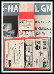 Fischer RG M 12 x 190 / ART. NR. 50259 / 10er Pack / NEU inkl.Mwst. - Bild 1 von 1