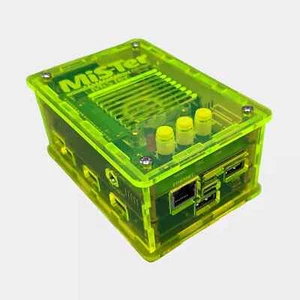 Estuche MiSTER Pi de plexiglás verde ácido - Imagen 1 de 2