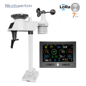 Professional Weather Station 7-IN-1 Wi-Fi Multi Functional Wireless Sensor Alarm - Picture 1 of 7
